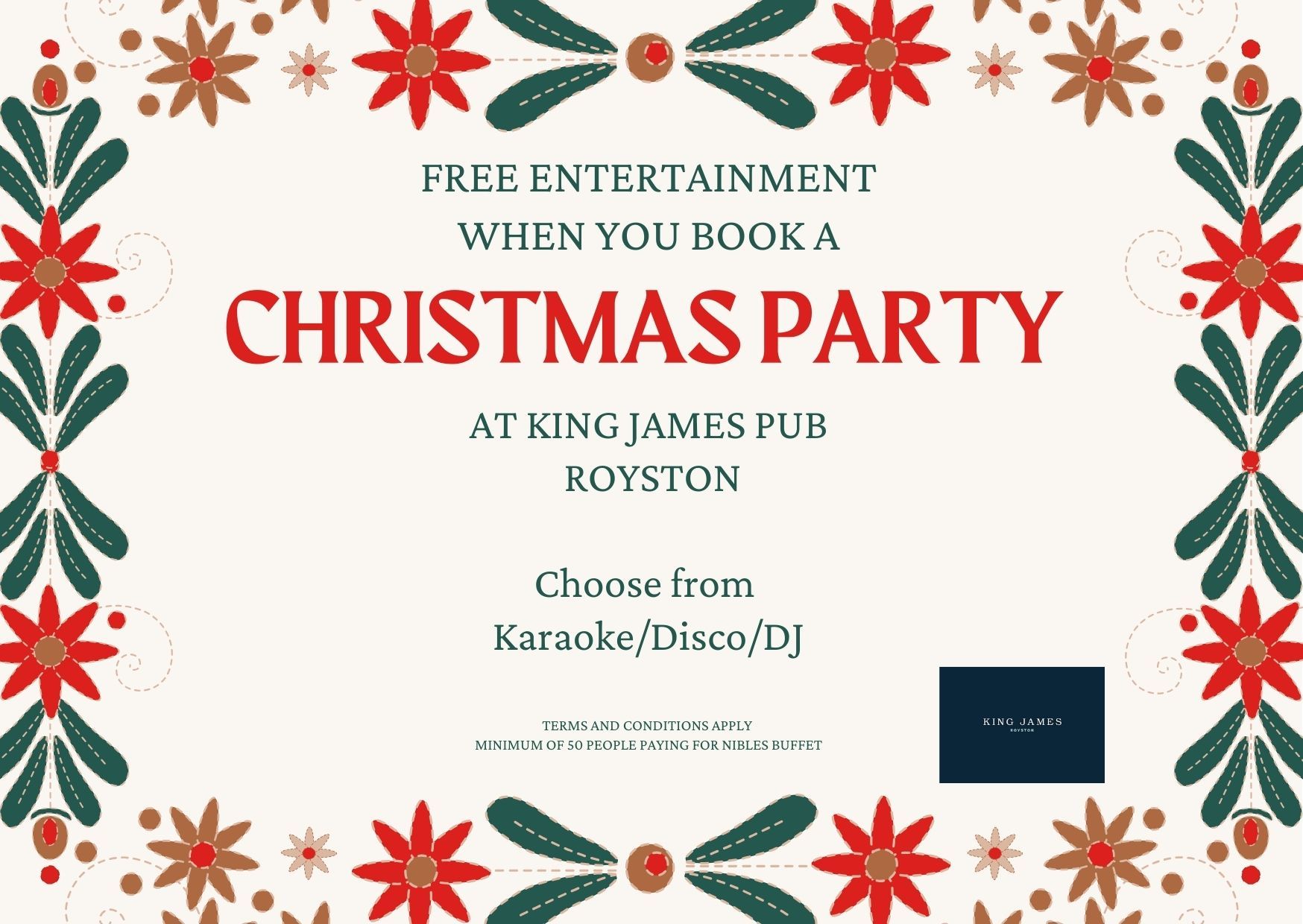 Christmas Party Bookings